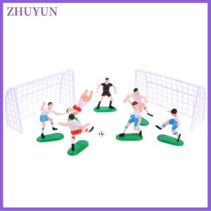 ZHUYUN Football Game Kids Toy Celebration Goal Gate Pastry Art Birthday Cupcake Topper
