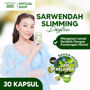 Sarwendah Juice 30 Kapsul Slimming Daytox By Sarwendah Kapsul Diet Penurun Berat Badan