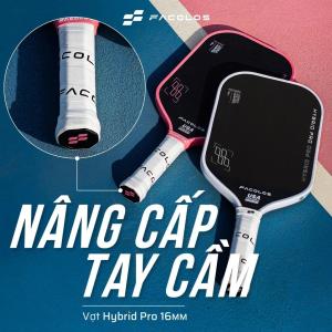 [Chính hãng] Vợt Pickleball Facolos Pro Series - Hybrid Pro 16MM tay cầm cải tiến công nghệ phủ foam PU liền khối - Màu Hồng (USA Pickleball APPROVED)