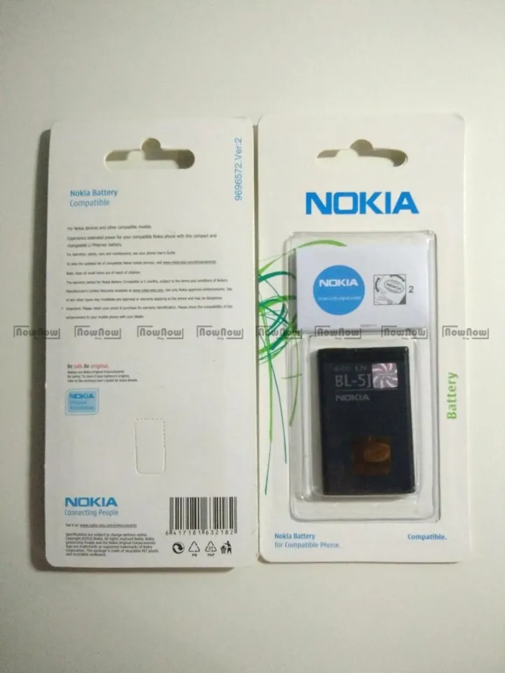 Batterie ORIGINALE Nokia BL-5J - Compatible Lumia 520, 525, 530, Asha... - Neuf Dans Son Emballage