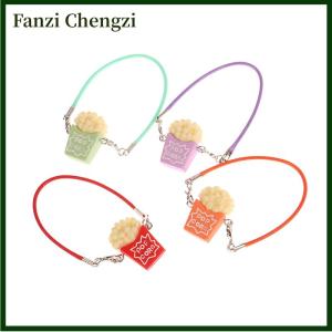 Fanzi Mini Dollhouse Popcorn Bag Crossbody Bags Dolls Hanging Decoration Cute Plush Labubu Doll Decor Accessories Kid Toys
