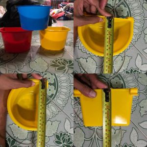 stock แน่นที่ใส่น้ำพลาสติกแขวนข้างสุ่ม10ชิ้นขนาดใหญ่ 700 ml