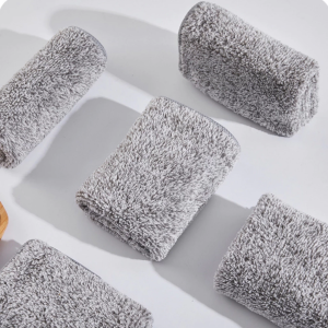 ผ้าเช็ดจาน เช็ดโต๊ะ ผ้าขี้ริ้ว เช็ดมือ ผ้าทำความสะอาด ซับน้ำได้ดี 30X30cm (พร้อมส่งค่ะ) G2683