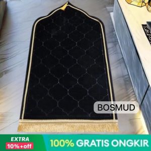 Promo Sajadah Turki Tebal Kubah Polos Warna Dilapisi Busa Ukuran Jumbo Anti Slip Bisa Sablon Nama