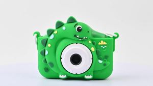 Kids Digital Camera with 32G Card Toy Girl Boy 1080p Hd Screen Outdoor Cartoon Dinosaur Camera Photography Video Birthday Gifts