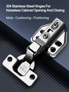 Cabinet Door Switch Anti-collision Protection Device 304 Stainless Steel Hinge Closet Silent Buffer