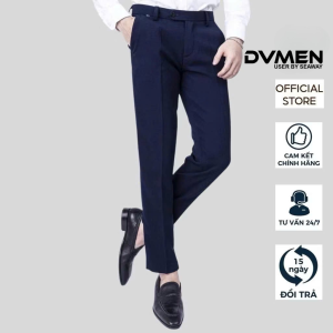 [TẶNG 1 ĐÔI TẤT] Quần tây âu nam ống côn dáng slimfit vải co giãn chất vải mịn không nhăn không xù