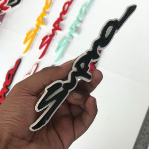 EMBLEM MOBIL SUPRA VARIASI MOBIL TOYOTA DENGAN HURUF TIMBUL 3D BAHAN FIBERGLASS
