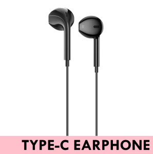 Type-C Earphone Heavy Bass Sound Good Quality Headset 1.2m with Microphone For Huawei Type-C Phone Only