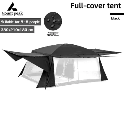 Mount peak Outdoor camping tent [waterproof cloth] khemah unta Camel Tent khemah waterproof tarpaulin waterproof outer tent will not leak