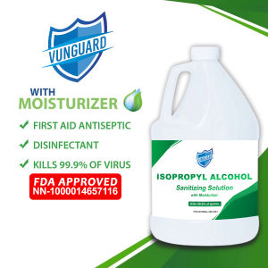 VUNGUARD ISOPROPYL ALCOHOL DISINFECTANT ANTISEPTIC 1 GALLON ONLY