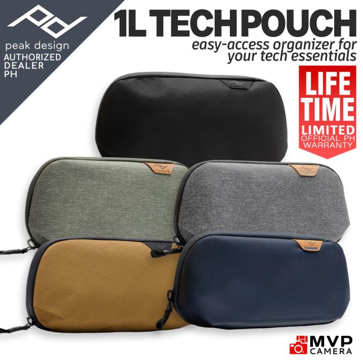 Peak Design Tech Pouch (charcoal) The Original Orange Peak