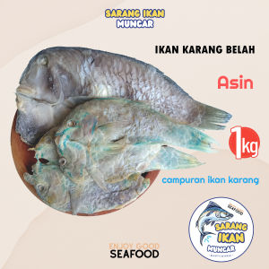 IKAN ASIN KARANG BELAH / IKAN KELING MOGO / KAKATUA ASIN 1 KG