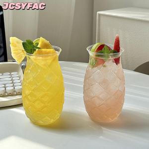 JCSYFAC 480ml dứa hình ly cocktail sáng tạo uống cốc trong suốt nước Thủy Tinh Rượu vang đỏ ly thủy tinh cho nhà bar bên