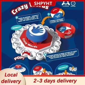 [COD] SHPYHT Local delivery Ship within 24 hours Crazy Letter Game Board Game Family Fast Rhythm Boy And Girl Puzzle Toy