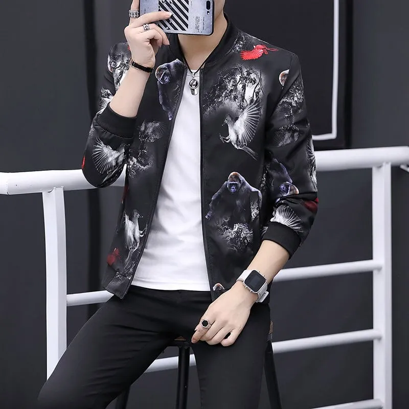 HY Jacket Men Windbreaker 2021 Spring Autumn Fashion Jacket Men's