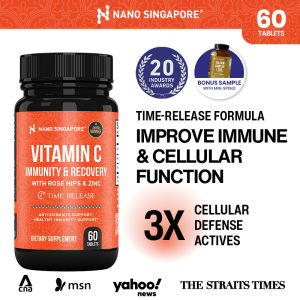 Vitamin C 500mg [60 tabs] Immunity & Recovery max Vitamin C Antioxidant Youthful Skin