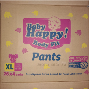 Baby Happy Pants Kartonan S38/M32/L28/XL26 Grosir