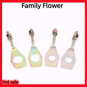 Family Flower Flash Sale เครื่องควบคุมความตึงโซ่รถจักรยานยนต์1คู่ GS125 DY100เครื่องปรับความตึงโซ่หลัง WY125พันปอนด์