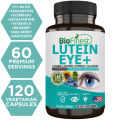 Biofinest Lutein Eye+ Vitamin Supplement - 5:1 Ratio Zeaxanthin Astaxanthin Eyebright Bilberry - Improve Contrast Fine Detail Eye Health - Support Healthy Lens Macula Retina Night Vision - Soothe Blue Light Aging Tired Dry Eye Strain (120 Veg. Capsule. 