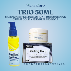 Skeencare Trio 10g SBC Gold + Peeling Lotion + Premium Peeling Soap Best Skin Care Facial Set