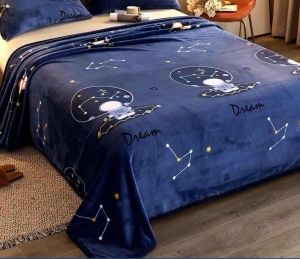 Selimut Bulu Halus Ukuran KING 180x200 Motif Dewasa Keren Pinggiran List Berkualitas Tinggi
