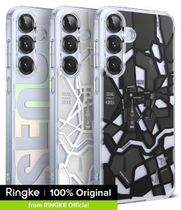 Ringke Fusion Design Compatible with [Samsung Galaxy S25] Case Cover Transparent Hard Back Soft Flexible TPU Bumper Scratch Resistant Natural Form S25 Back Cover