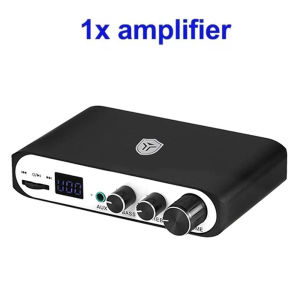 TPA3116D2 Bluetooth 5.0 Mini Digital Power Amplifier HiFi Stereo 50W+50W Home Sound Amplifier Bass Treble Adjustment 100W with DSP
