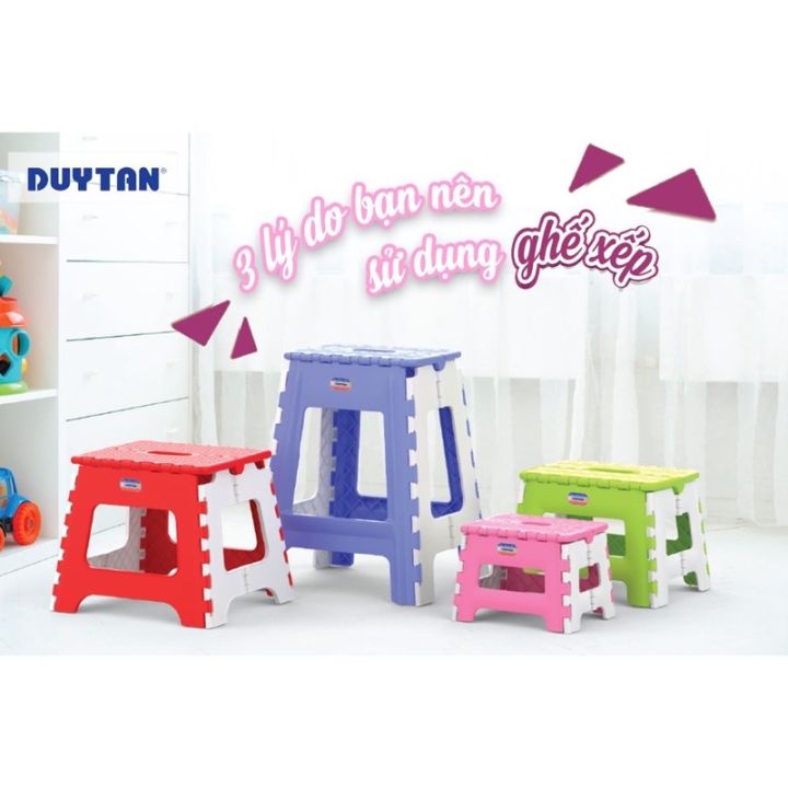 [CHÍNH HÃNG] GHẾ XẾP NHỰA DUY TÂN | Lazada.vn