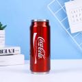 Coke Cans Thermos 304 Stainless Steel Insulated Water Bottle Tumbler Coke Keep Colding Bottle With Straw. 