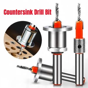 Countersink Drill Bit Chamfer Cutter Pilot Hole Woodworking Carpentry Hss Tapered Screwdriving