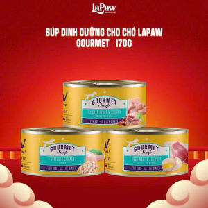 súp hầm 170gr nhà Lapaw đầy dinh dưỡng dành cho chó - T3 PETS SHOP
