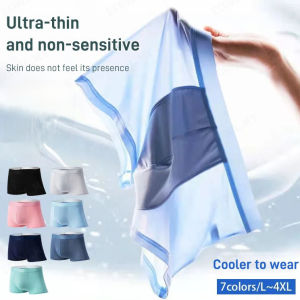 Athletic Mens Ice Silk Boxer Briefs for Active Days