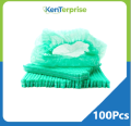 Disposable Headcap non-woven hair net hood net fluffy cap (100 pieces). 