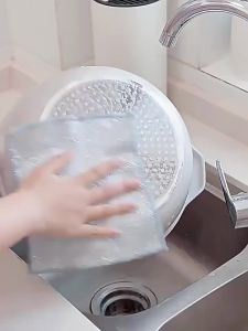 【 Local ship】Thick Silver Wire Dish Cloth Non-Stick Oil Kitchen Scrubber Pot Pan Cleaner Reusable 30pcs
