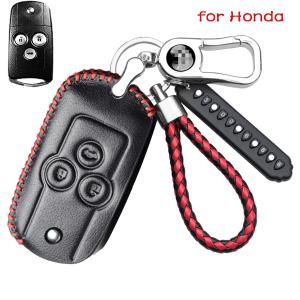 Flip key cover for honda civic 2012 2013 2014 2015 Ignition key 3 buttons FB 9th gen leather Door opening key case HD0001