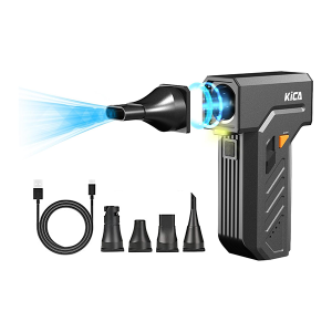 KiCA Jet Fan Ultra Air Blower 109 MPH High-Speed Wind 116000 RPM Cordless
