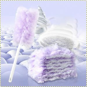 ไม้ปัดฝุ่น ไมโครไฟเบอร์ ทนทาน ปัดฝุ่น การกําจัดฝุ่นไฟฟ้าสถิต เป็นมิตรกับสิ่งแวดล้อม ไม่มีการกําจัดขน