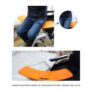Thickened transfer board for the elderly disabled and wheelchair users