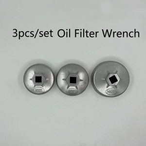 3PCS/SET Wrench Auto Tool Drive 65mm 67mm 74mm End Cap Oil Filter Wrench Auto Hand Tools Remo