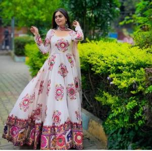 [PRE-ORDER] READYMADE ANARKALI GOWN WITH DUPATTA - NO PANTS {ETA:2025-12-31}