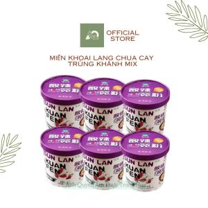 Thùng 6 Hộp Mix Vị Miến Khoai Lang Chua Cay Trùng Khánh