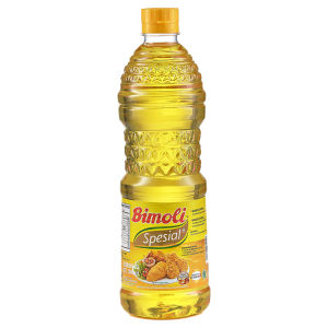 Bimoli Spesial Palm Oil 1 Liter PET Cooking Oil Pure Fortified with Vitamin A Omega 6 & Omega 9 FR-4000008196507