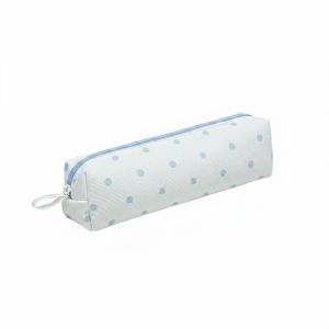 INNEED Cream Color Pencil Case Polka Dot Multi-functional Stationery Storage Bag Portable Large-capacity Stationery Pouch Students Gift