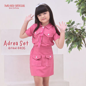 Adrea Set Setelan Anak Cewek - One Set Anak Perempuan 1-8 Tahun 4406