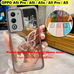OPPO A5i Pro A5x A5 Pro 5G Case with Camera Protector Soft Shockproof Clear Luxury Cover for Girls Women