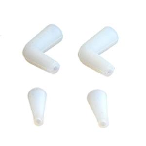 Coffee Pot Silicone Spout Anti Splash Nozzle Cover Coffee Pot Pouring Spout Attachment Straight Curved Adapter For Pouring