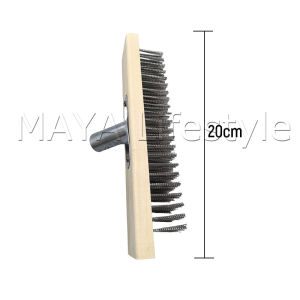 MAYA แปรงลวดสเตนเลส แปรงลวดขัดพื้น สําหรับทําความสะอาดพื้น ทนทาน Stainless steel brush head