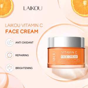 LAIKOU Vitamin C Brightening Anti-Aging Face Cream Fade Blemishes Moisturizing Lighten Acne Face Cream 50g