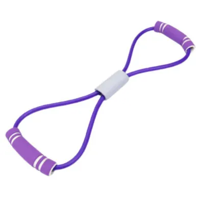 Four-tube pedal tensioner multi-functional four-strand yoga tension rope sit-ups auxiliary home pedal fitness equipment